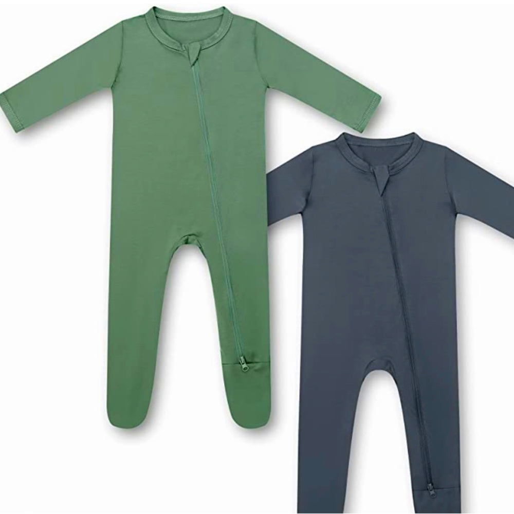 Bamboo footed sleeper, size  0-3